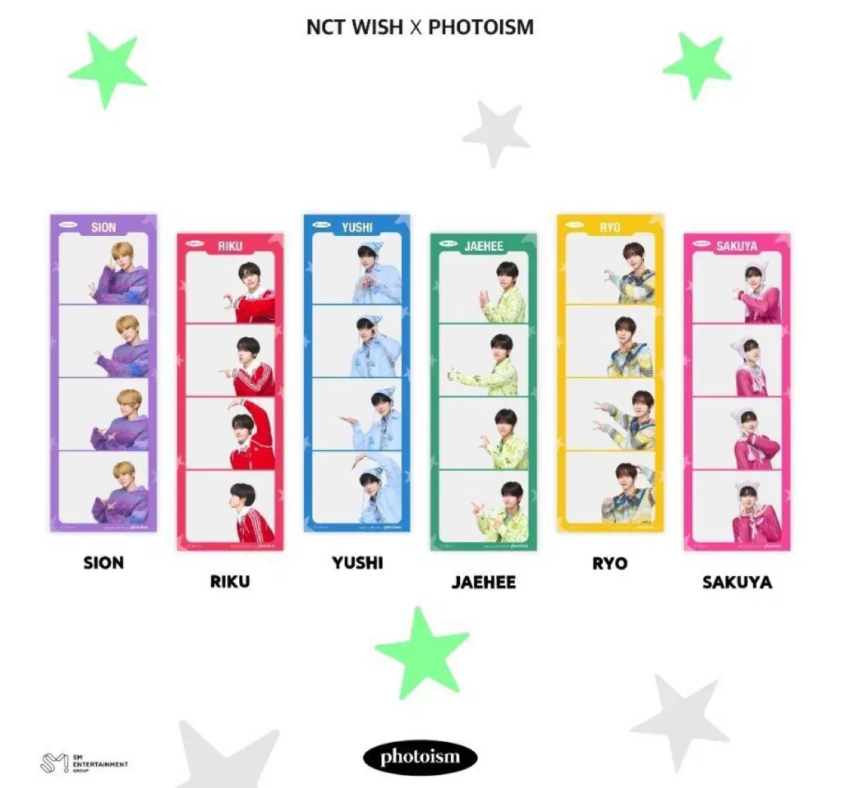 엔시티위시 일본 포토이즘 프레임 NCT WISH PHOTOISM